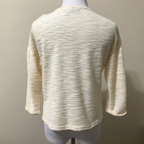 Top Size S Loose Knit Sweater Long Sleeve Casual - Picture 2 of 3